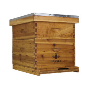 Hoover Hives Wax Coated 10 Frame Beehive With 1 Deep Bee Box & 1 Medium Bee Box