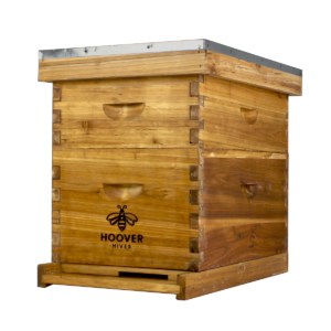 Hoover Hives Wax Coated 8 Frame Beehive With 1 Deep Bee Box & 1 Medium Bee Box