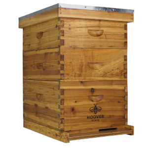 Hoover Hives Wax Coated 10 Frame Beehive With 1 Deep Bee Box & 2 Medium Bee Boxes