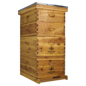 Hoover Hives Wax Coated 10 Frame Beehive With 2 Deep Bee Boxes & 2 Medium Bee Boxes