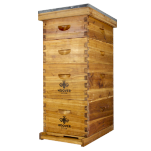 Hoover Hives Wax Coated 8 Frame Beehive With 2 Deep Bee Boxes & 2 Medium Bee Boxes